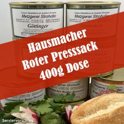 Hausmacher Roter Presssack in der 400 g Dose